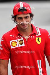Carlos Sainz Jr (ESP) Ferrari. 31.07.2021. Formula 1 World Championship, Rd 11, Hungarian Grand Prix, Budapest, Hungary, Qualifying Day.