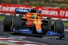 Lando Norris (GBR) McLaren MCL35M. 31.07.2021. Formula 1 World Championship, Rd 11, Hungarian Grand Prix, Budapest, Hungary, Qualifying Day.