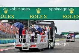 Drivers parade. 01.08.2021. Formula 1 World Championship, Rd 11, Hungarian Grand Prix, Budapest, Hungary, Race Day.