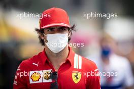 Carlos Sainz Jr (ESP) Ferrari. 01.08.2021. Formula 1 World Championship, Rd 11, Hungarian Grand Prix, Budapest, Hungary, Race Day.
