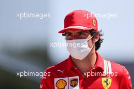 Carlos Sainz Jr (ESP) Ferrari. 29.07.2021. Formula 1 World Championship, Rd 11, Hungarian Grand Prix, Budapest, Hungary, Preparation Day.