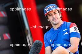 Fernando Alonso (ESP) Alpine F1 Team. 29.07.2021. Formula 1 World Championship, Rd 11, Hungarian Grand Prix, Budapest, Hungary, Preparation Day.