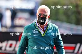Lawrence Stroll (CDN) Aston Martin F1 Team Investor. 16.04.2021. Formula 1 World Championship, Rd 2, Emilia Romagna Grand Prix, Imola, Italy, Practice Day.
