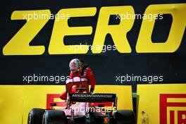 Charles Leclerc (MON) Ferrari SF-21 crashed in the second practice session. 16.04.2021. Formula 1 World Championship, Rd 2, Emilia Romagna Grand Prix, Imola, Italy, Practice Day.