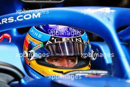 Fernando Alonso (ESP) Alpine F1 Team A521. 16.04.2021. Formula 1 World Championship, Rd 2, Emilia Romagna Grand Prix, Imola, Italy, Practice Day.