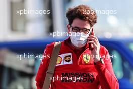 Mattia Binotto (ITA) Ferrari Team Principal. 16.04.2021. Formula 1 World Championship, Rd 2, Emilia Romagna Grand Prix, Imola, Italy, Practice Day.