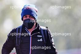 Fernando Alonso (ESP) Alpine F1 Team. 16.04.2021. Formula 1 World Championship, Rd 2, Emilia Romagna Grand Prix, Imola, Italy, Practice Day.
