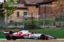 Kimi Raikkonen (FIN) Alfa Romeo Racing C41. 16.04.2021. Formula 1 World Championship, Rd 2, Emilia Romagna Grand Prix, Imola, Italy, Practice Day.