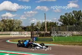 George Russell (GBR) Williams Racing FW43B. 16.04.2021. Formula 1 World Championship, Rd 2, Emilia Romagna Grand Prix, Imola, Italy, Practice Day.