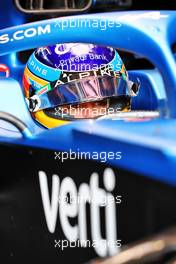 Fernando Alonso (ESP) Alpine F1 Team A521. 16.04.2021. Formula 1 World Championship, Rd 2, Emilia Romagna Grand Prix, Imola, Italy, Practice Day.