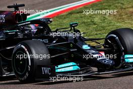 Lewis Hamilton (GBR) Mercedes AMG F1 W12. 16.04.2021. Formula 1 World Championship, Rd 2, Emilia Romagna Grand Prix, Imola, Italy, Practice Day.