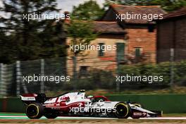 Antonio Giovinazzi (ITA) Alfa Romeo Racing C41. 16.04.2021. Formula 1 World Championship, Rd 2, Emilia Romagna Grand Prix, Imola, Italy, Practice Day.