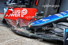 Fernando Alonso (ESP) Alpine F1 Team A521 - broken front wing. 18.04.2021. Formula 1 World Championship, Rd 2, Emilia Romagna Grand Prix, Imola, Italy, Race Day.
