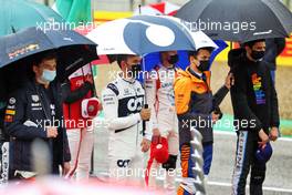 Pierre Gasly (FRA) AlphaTauri on the grid. 18.04.2021. Formula 1 World Championship, Rd 2, Emilia Romagna Grand Prix, Imola, Italy, Race Day.