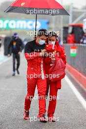 Charles Leclerc (MON) Ferrari on the grid. 18.04.2021. Formula 1 World Championship, Rd 2, Emilia Romagna Grand Prix, Imola, Italy, Race Day.