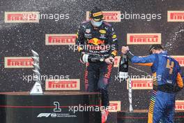 Max Verstappen (NLD), Red Bull Racing, Lando Norris (GBR), McLaren F1 Team  18.04.2021. Formula 1 World Championship, Rd 2, Emilia Romagna Grand Prix, Imola, Italy, Race Day.