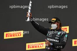 2nd place Lewis Hamilton (GBR) Mercedes AMG F1 W12. 18.04.2021. Formula 1 World Championship, Rd 2, Emilia Romagna Grand Prix, Imola, Italy, Race Day.