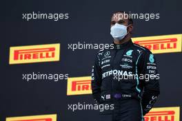 2nd place Lewis Hamilton (GBR) Mercedes AMG F1 W12. 18.04.2021. Formula 1 World Championship, Rd 2, Emilia Romagna Grand Prix, Imola, Italy, Race Day.