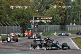 Lewis Hamilton (GBR) Mercedes AMG F1 W12. 18.04.2021. Formula 1 World Championship, Rd 2, Emilia Romagna Grand Prix, Imola, Italy, Race Day.