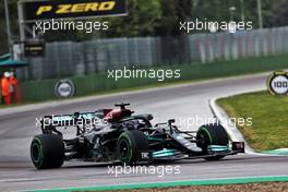 Lewis Hamilton (GBR) Mercedes AMG F1 W12. 18.04.2021. Formula 1 World Championship, Rd 2, Emilia Romagna Grand Prix, Imola, Italy, Race Day.