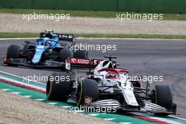 Kimi Raikkonen (FIN) Alfa Romeo Racing C41. 18.04.2021. Formula 1 World Championship, Rd 2, Emilia Romagna Grand Prix, Imola, Italy, Race Day.