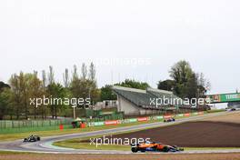 Lando Norris (GBR) McLaren MCL35M. 18.04.2021. Formula 1 World Championship, Rd 2, Emilia Romagna Grand Prix, Imola, Italy, Race Day.