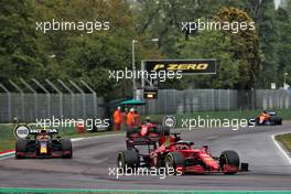 Charles Leclerc (MON) Ferrari SF-21. 18.04.2021. Formula 1 World Championship, Rd 2, Emilia Romagna Grand Prix, Imola, Italy, Race Day.
