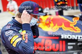Max Verstappen (NLD) Red Bull Racing in the pits while the race is stopped. 18.04.2021. Formula 1 World Championship, Rd 2, Emilia Romagna Grand Prix, Imola, Italy, Race Day.