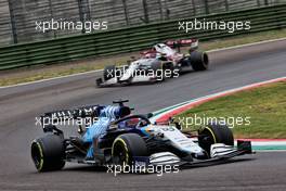 George Russell (GBR) Williams Racing FW43B. 18.04.2021. Formula 1 World Championship, Rd 2, Emilia Romagna Grand Prix, Imola, Italy, Race Day.