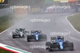 Fernando Alonso (ESP) Alpine F1 Team A521. 18.04.2021. Formula 1 World Championship, Rd 2, Emilia Romagna Grand Prix, Imola, Italy, Race Day.