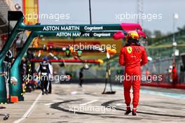 Carlos Sainz Jr (ESP) Ferrari. 17.04.2021. Formula 1 World Championship, Rd 2, Emilia Romagna Grand Prix, Imola, Italy, Qualifying Day.
