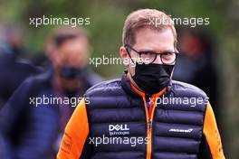 Andreas Seidl, McLaren Managing Director. 17.04.2021. Formula 1 World Championship, Rd 2, Emilia Romagna Grand Prix, Imola, Italy, Qualifying Day.