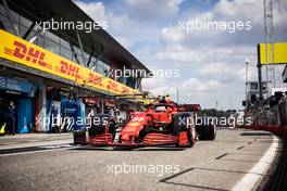 Carlos Sainz Jr (ESP) Ferrari SF-21. 17.04.2021. Formula 1 World Championship, Rd 2, Emilia Romagna Grand Prix, Imola, Italy, Qualifying Day.