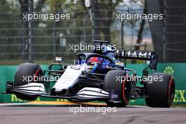 George Russell (GBR) Williams Racing FW43B. 17.04.2021. Formula 1 World Championship, Rd 2, Emilia Romagna Grand Prix, Imola, Italy, Qualifying Day.