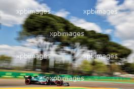 Sebastian Vettel (GER) Aston Martin F1 Team AMR21. 17.04.2021. Formula 1 World Championship, Rd 2, Emilia Romagna Grand Prix, Imola, Italy, Qualifying Day.