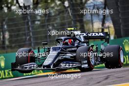 Pierre Gasly (FRA) AlphaTauri AT02. 17.04.2021. Formula 1 World Championship, Rd 2, Emilia Romagna Grand Prix, Imola, Italy, Qualifying Day.
