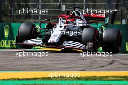 Kimi Raikkonen (FIN) Alfa Romeo Racing C41. 17.04.2021. Formula 1 World Championship, Rd 2, Emilia Romagna Grand Prix, Imola, Italy, Qualifying Day.