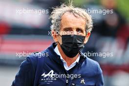 Alain Prost (FRA) Alpine F1 Team Non-Executive Director. 17.04.2021. Formula 1 World Championship, Rd 2, Emilia Romagna Grand Prix, Imola, Italy, Qualifying Day.