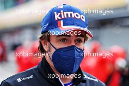 Fernando Alonso (ESP) Alpine F1 Team. 18.04.2021. Formula 1 World Championship, Rd 2, Emilia Romagna Grand Prix, Imola, Italy, Race Day.