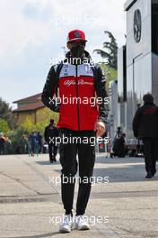 Antonio Giovinazzi (ITA) Alfa Romeo Racing. 18.04.2021. Formula 1 World Championship, Rd 2, Emilia Romagna Grand Prix, Imola, Italy, Race Day.