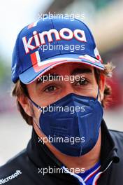 Fernando Alonso (ESP) Alpine F1 Team. 18.04.2021. Formula 1 World Championship, Rd 2, Emilia Romagna Grand Prix, Imola, Italy, Race Day.