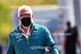 Lawrence Stroll (CDN) Aston Martin F1 Team Investor. 18.04.2021. Formula 1 World Championship, Rd 2, Emilia Romagna Grand Prix, Imola, Italy, Race Day.
