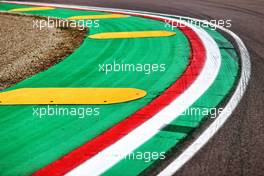 Circuit atmosphere - kerb detail. 15.04.2021. Formula 1 World Championship, Rd 2, Emilia Romagna Grand Prix, Imola, Italy, Preparation Day.