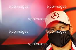 Valtteri Bottas (FIN) Mercedes AMG F1 in the FIA Press Conference. 15.04.2021. Formula 1 World Championship, Rd 2, Emilia Romagna Grand Prix, Imola, Italy, Preparation Day.
