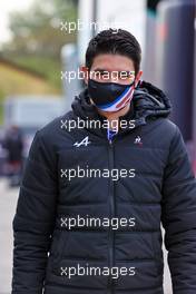 Esteban Ocon (FRA) Alpine F1 Team. 15.04.2021. Formula 1 World Championship, Rd 2, Emilia Romagna Grand Prix, Imola, Italy, Preparation Day.