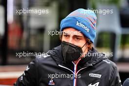 Fernando Alonso (ESP) Alpine F1 Team. 15.04.2021. Formula 1 World Championship, Rd 2, Emilia Romagna Grand Prix, Imola, Italy, Preparation Day.
