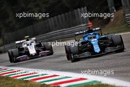 Fernando Alonso (ESP) Alpine F1 Team A521. 10.09.2021. Formula 1 World Championship, Rd 14, Italian Grand Prix, Monza, Italy, Qualifying Day.