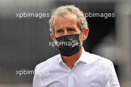 Alain Prost (FRA) Alpine F1 Team Non-Executive Director. 10.09.2021. Formula 1 World Championship, Rd 14, Italian Grand Prix, Monza, Italy, Qualifying Day.