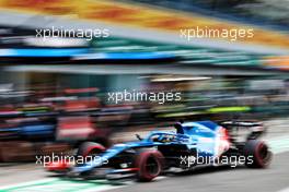 Fernando Alonso (ESP) Alpine F1 Team A521 in the pits. 10.09.2021. Formula 1 World Championship, Rd 14, Italian Grand Prix, Monza, Italy, Qualifying Day.