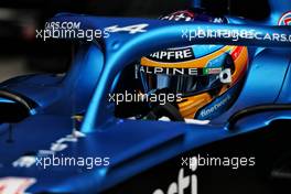 Fernando Alonso (ESP) Alpine F1 Team A521 leaves the pits. 10.09.2021. Formula 1 World Championship, Rd 14, Italian Grand Prix, Monza, Italy, Qualifying Day.